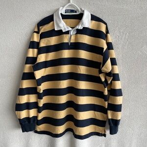 Vintage Polo by Ralph Lauren Long Sleeve Rugby Shirt.